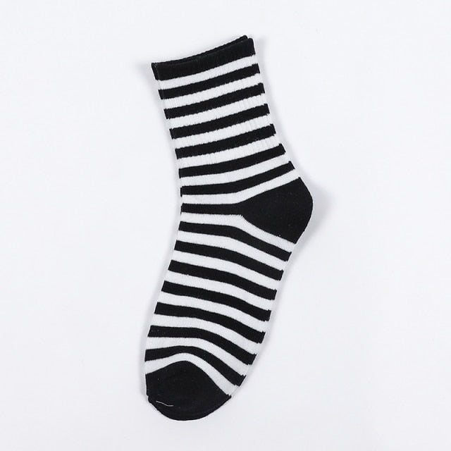 Funki Findz | Socks | Unisex Novelty Socks | Cow Print Stripes