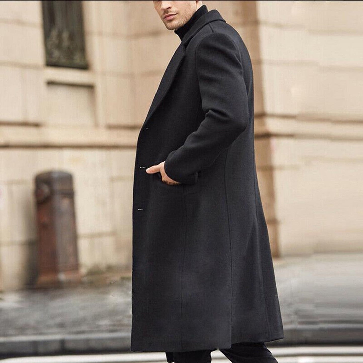 Funki Findz | Jackets | Men's Winter Woolen Topcoat Overcoat