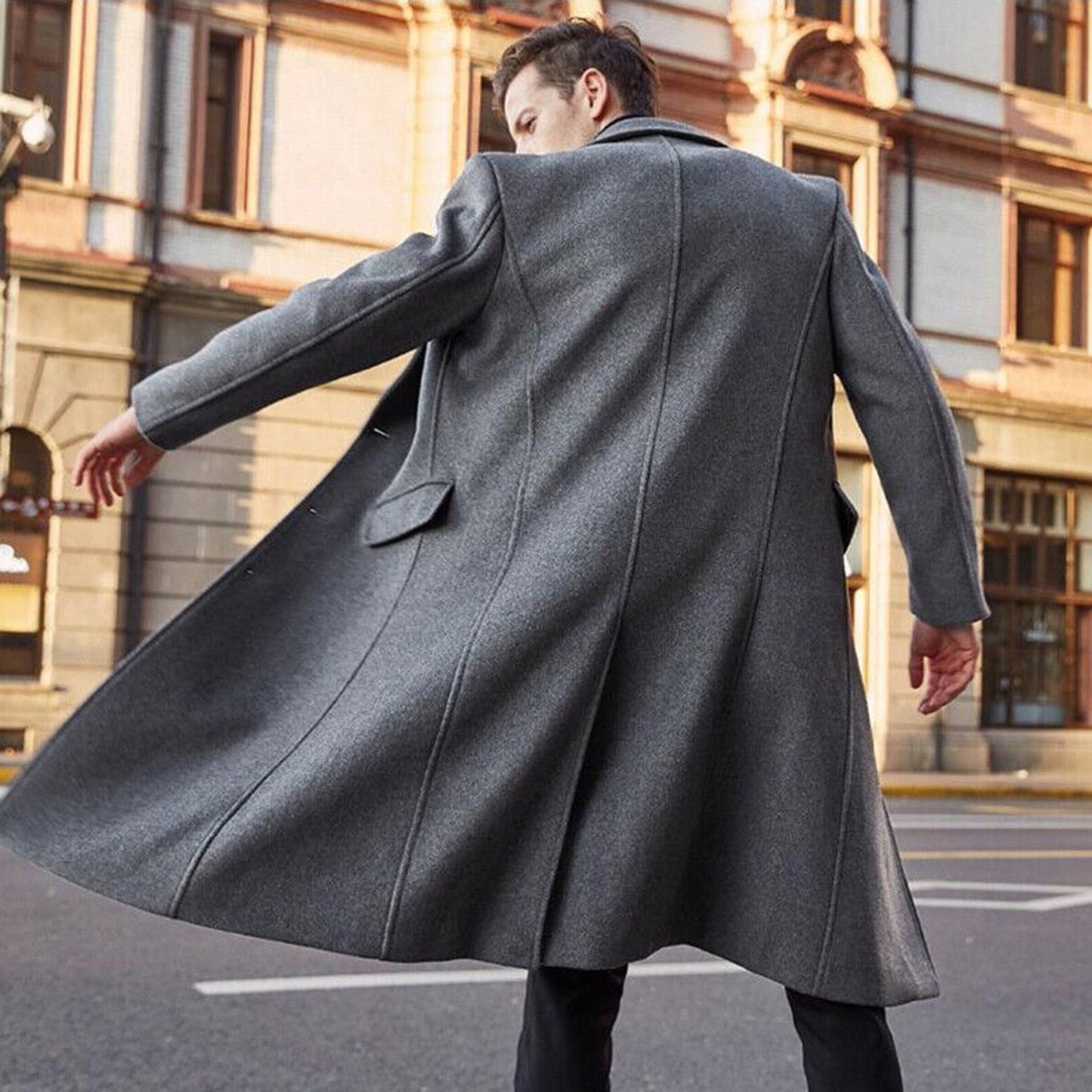 Funki Findz | Jackets | Men's Winter Woolen Topcoat Overcoat