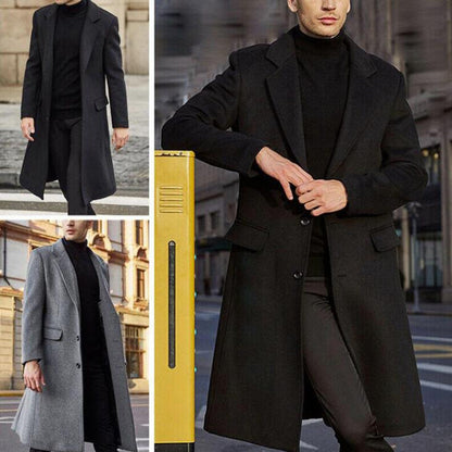 Funki Findz | Jackets | Men's Winter Woolen Topcoat Overcoat