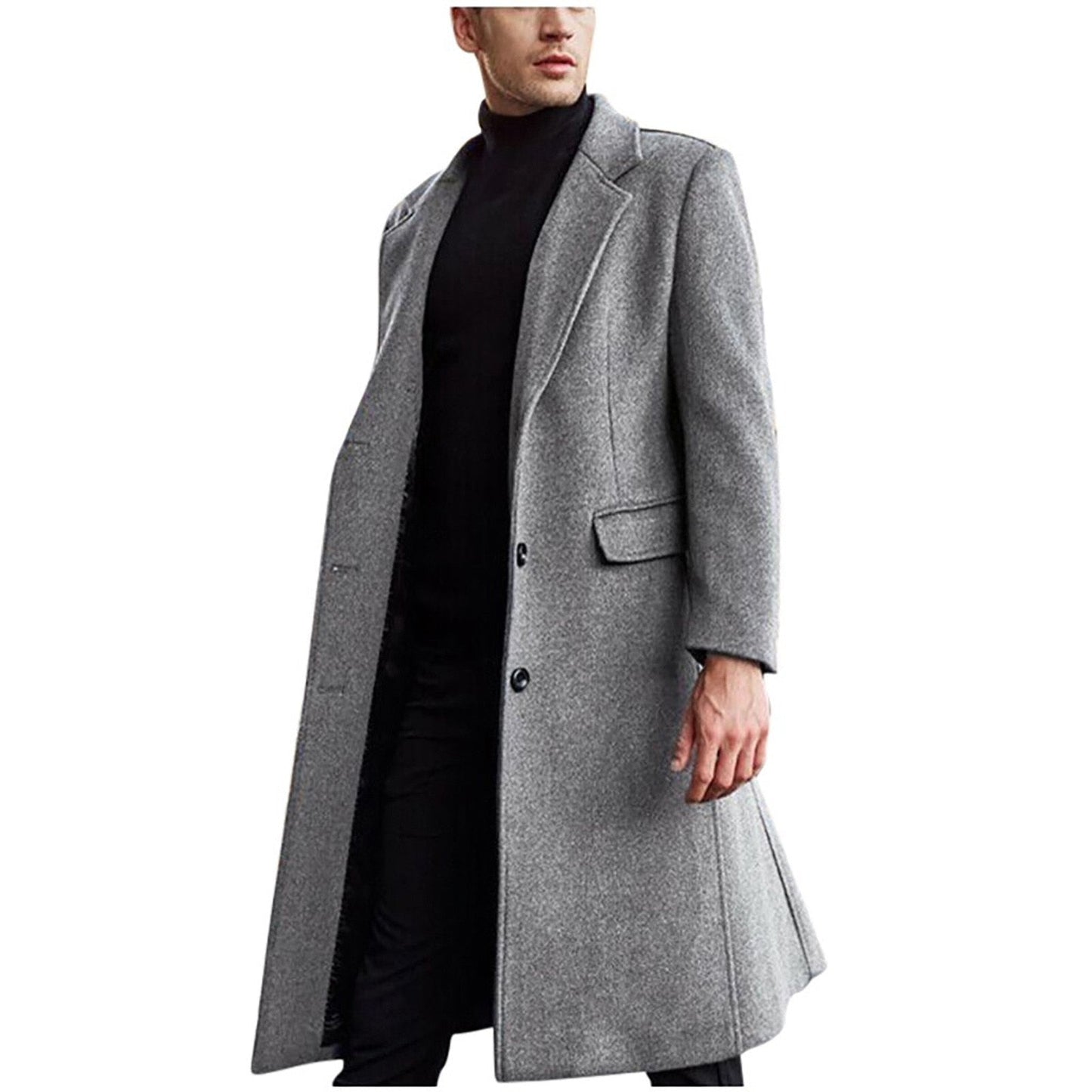 Funki Findz | Jackets | Men's Winter Woolen Topcoat Overcoat