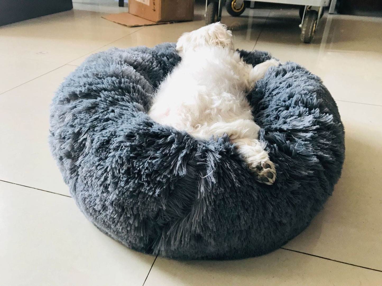 Funki Findz | Pet Beds | Dog Cat Bed | Round Donut Cudler Bed