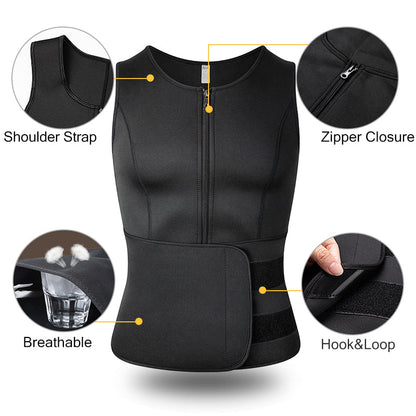 Funki Findz | Shapewear | Men's Waist Trainer Body Shaper Vest