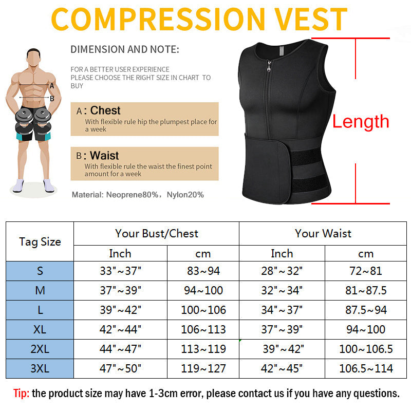 Funki Findz | Shapewear | Men's Waist Trainer Body Shaper Vest