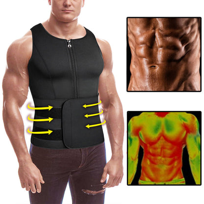 Funki Findz | Shapewear | Men's Waist Trainer Body Shaper Vest
