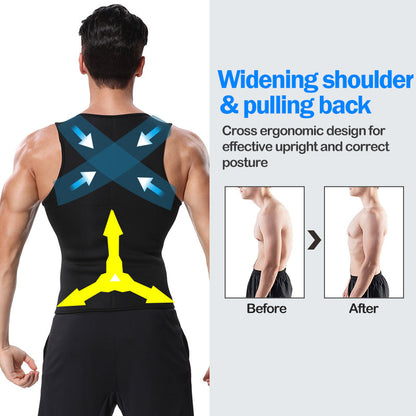 Funki Findz | Shapewear | Men's Waist Trainer Body Shaper Vest
