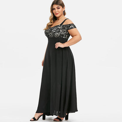 Funki Findz | Dresses | Women's Elegant Plus Evening Dress