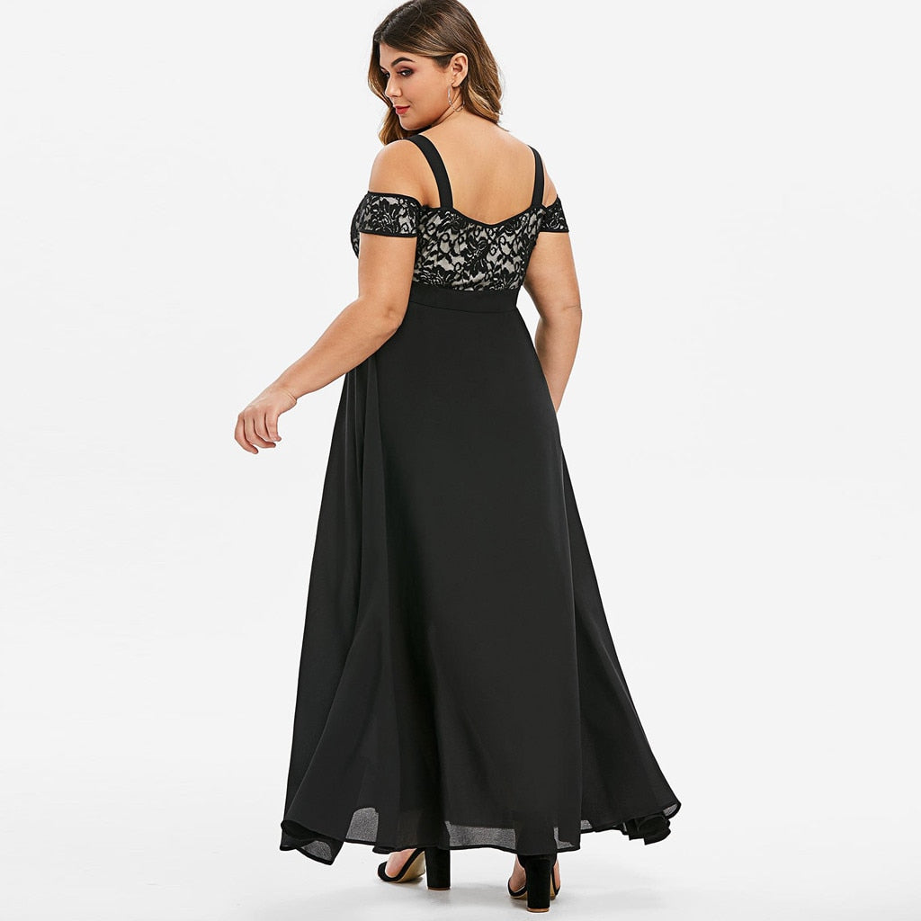 Funki Findz | Dresses | Women's Elegant Plus Evening Dress