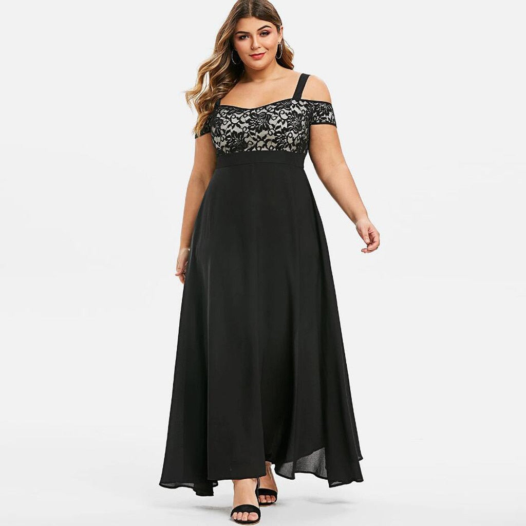 Funki Findz | Dresses | Women's Elegant Plus Evening Dress