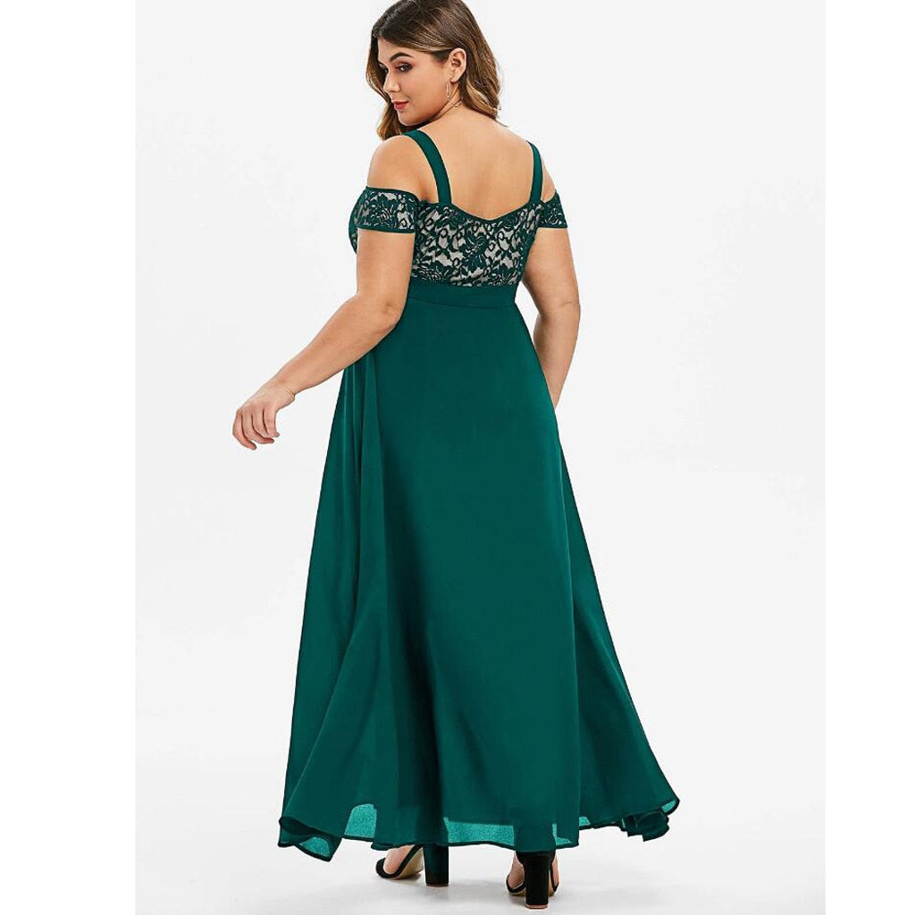 Funki Findz | Dresses | Women's Elegant Plus Evening Dress
