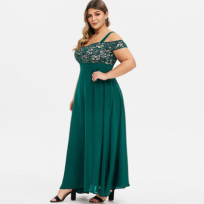 Funki Findz | Dresses | Women's Elegant Plus Evening Dress