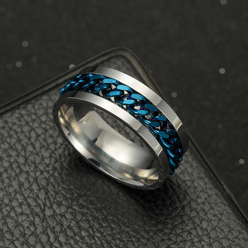 Funki Findz | Rings | Men's Moveable Ring | Stainless Steel Ring