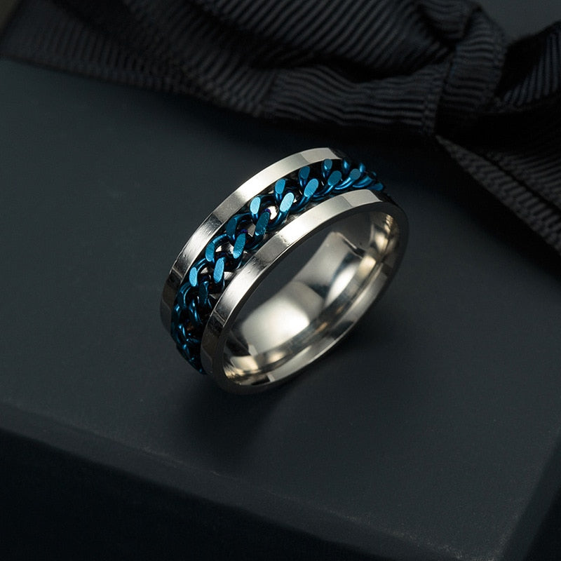 Funki Findz | Rings | Men's Moveable Ring | Stainless Steel Ring