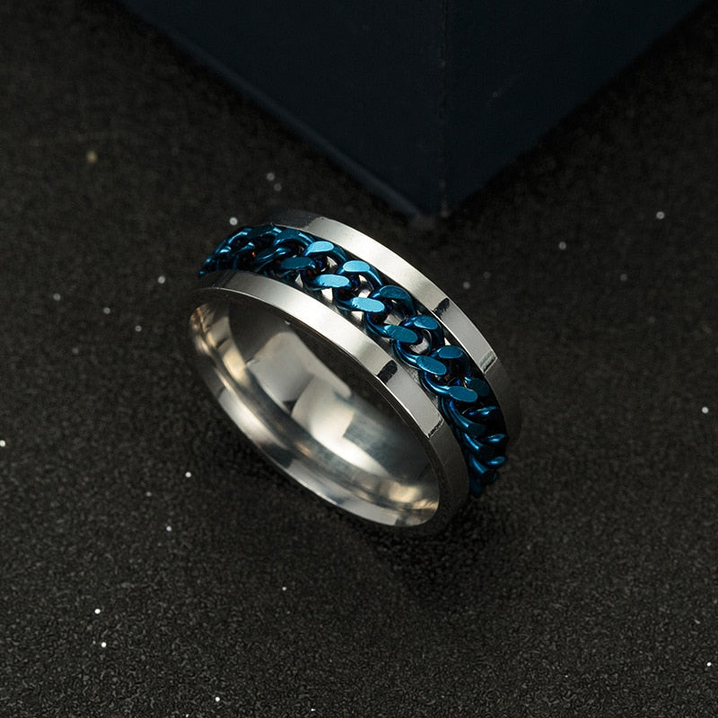 Funki Findz | Rings | Men's Moveable Ring | Stainless Steel Ring