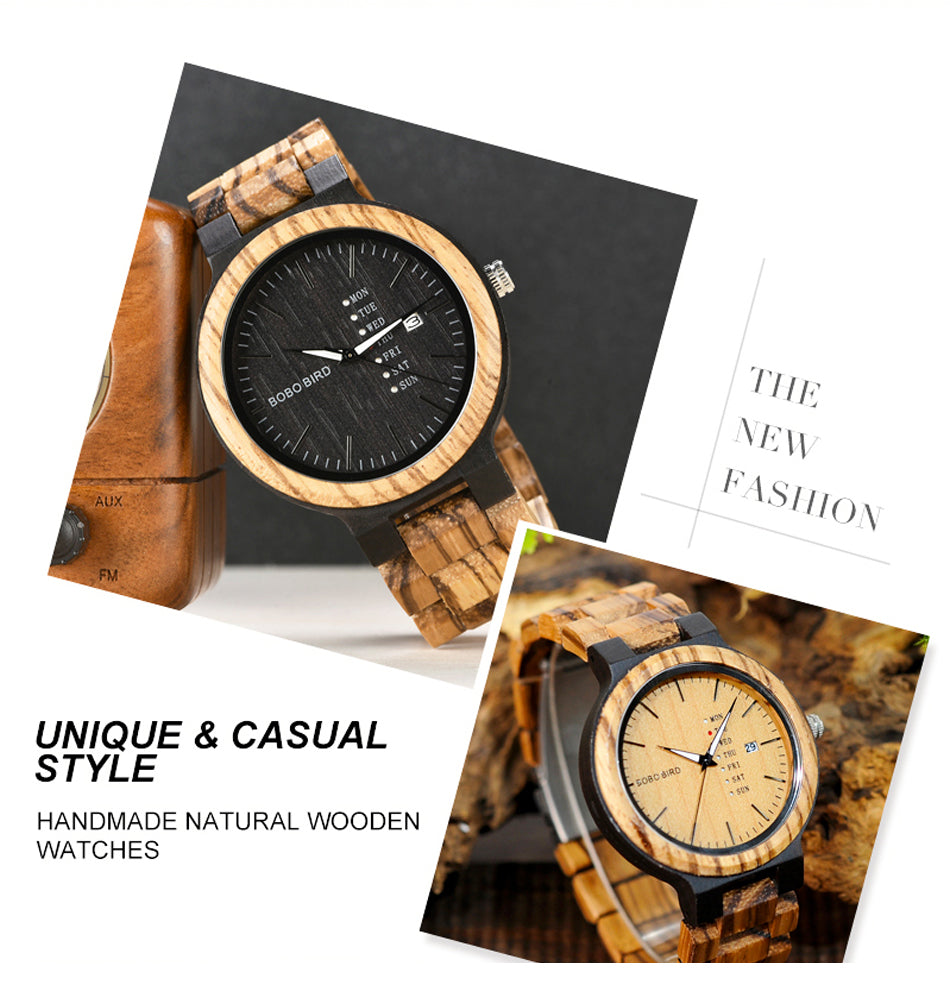 Funki Findz | Watches | Men's Stylish Wood Quartz Wristwatches