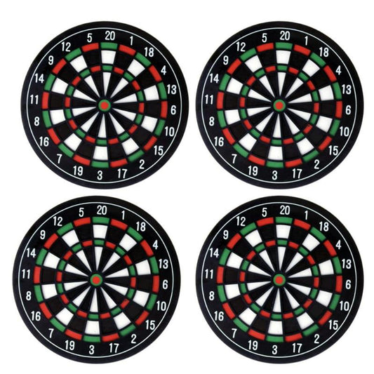 Funki Findz | Coasters | Mini Dart Board 4 Pcs Coaster Bar Mats