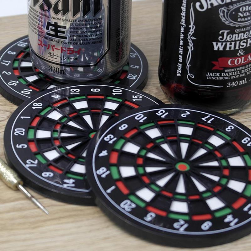 Funki Findz | Coasters | Mini Dart Board 4 Pcs Coaster Bar Mats