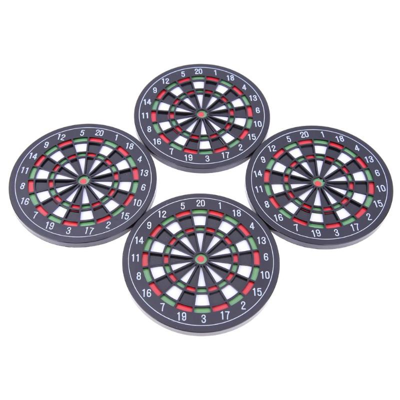 Funki Findz | Coasters | Mini Dart Board 4 Pcs Coaster Bar Mats