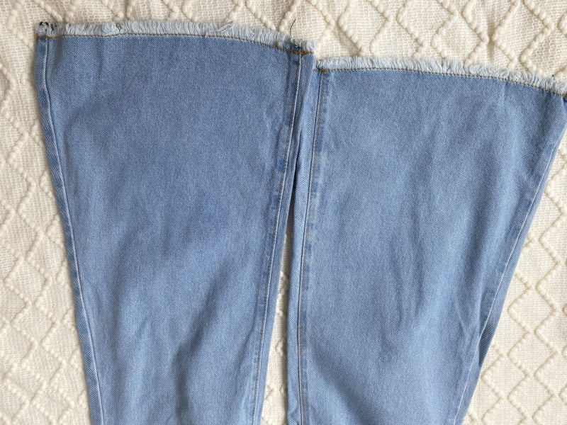 Funki Findz | Pants | Women's Vintage Ripped Bell Bottom Jeans