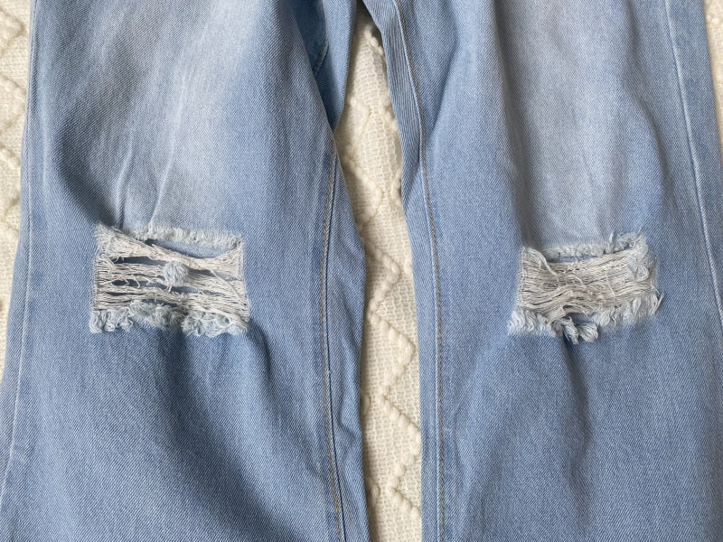 Funki Findz | Pants | Women's Vintage Ripped Bell Bottom Jeans