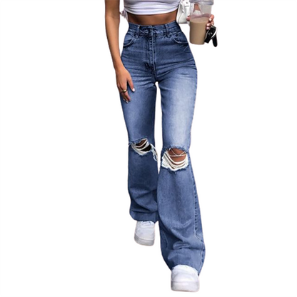 Funki Findz | Pants | Women's Vintage Ripped Bell Bottom Jeans