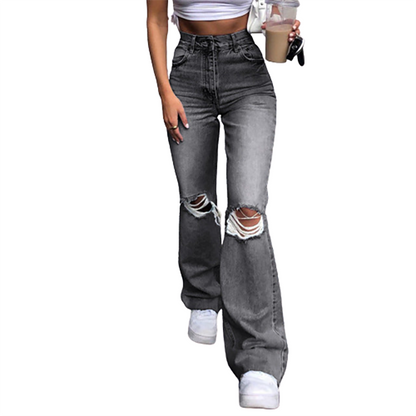 Funki Findz | Pants | Women's Vintage Ripped Bell Bottom Jeans
