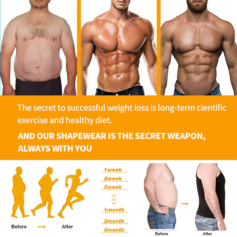 Funki Findz | Shapewear | Men's Slimming Singlet Body Shaper