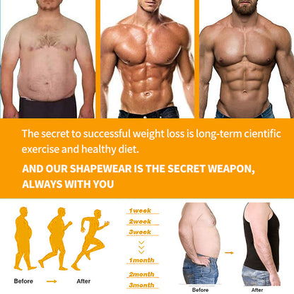 Funki Findz | Shapewear | Men's Slimming Singlet Body Shaper