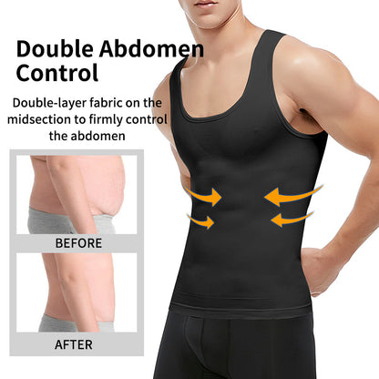 Funki Findz | Shapewear | Men's Slimming Singlet Body Shaper