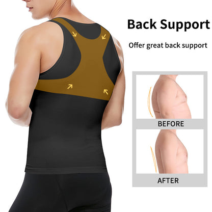 Funki Findz | Shapewear | Men's Slimming Singlet Body Shaper