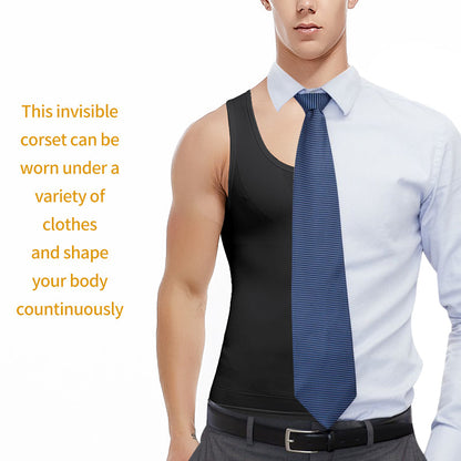 Funki Findz | Shapewear | Men's Slimming Singlet Body Shaper