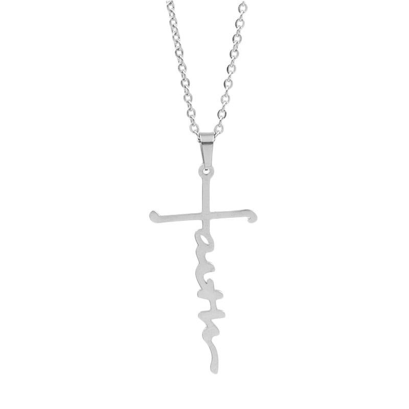 Funki Findz | Necklaces | Unisex Faith Cross Pendant Necklace