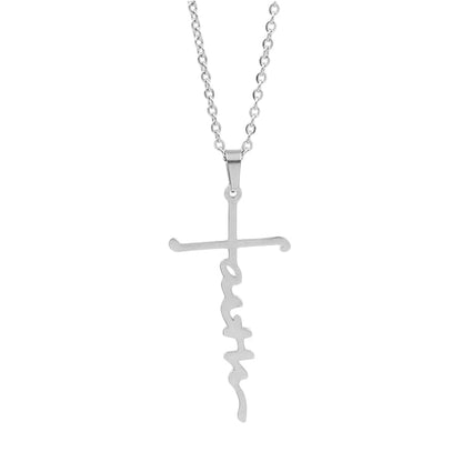 Funki Findz | Necklaces | Unisex Faith Cross Pendant Necklace