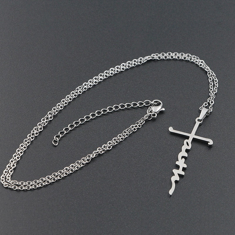 Funki Findz | Necklaces | Unisex Faith Cross Pendant Necklace