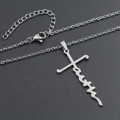 Funki Findz | Necklaces | Unisex Faith Cross Pendant Necklace