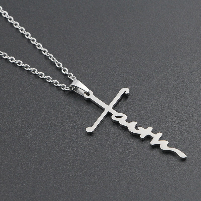 Funki Findz | Necklaces | Unisex Faith Cross Pendant Necklace