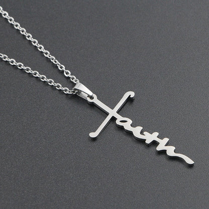 Funki Findz | Necklaces | Unisex Faith Cross Pendant Necklace