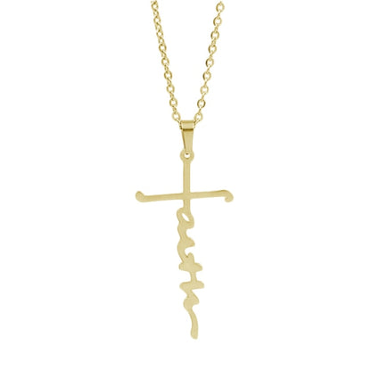Funki Findz | Necklaces | Unisex Faith Cross Pendant Necklace