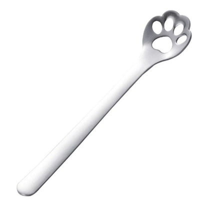 Funki Findz | Spoons | Cute Cat Paw Solid Hollow Coffee Spoons