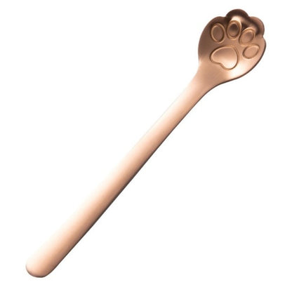 Funki Findz | Spoons | Cute Cat Paw Solid Hollow Coffee Spoons