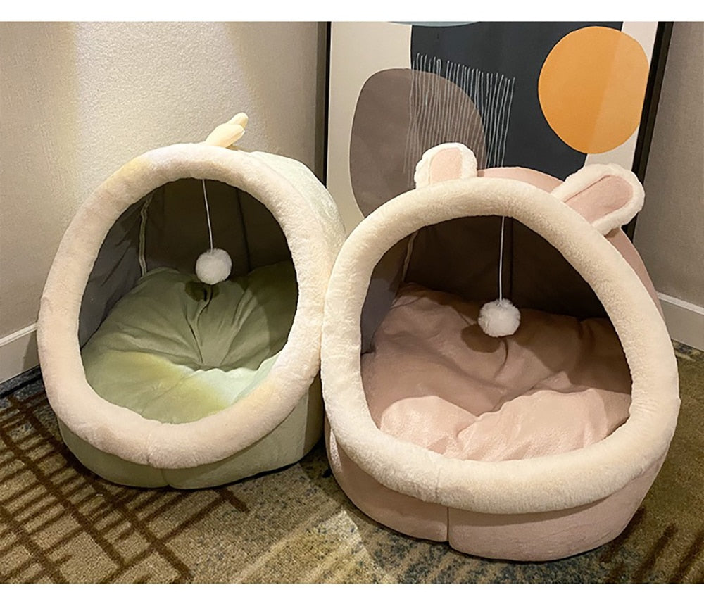 Funki Findz | Pet Beds | Cat Bed | Warm Cozy Kitten Cat Cave