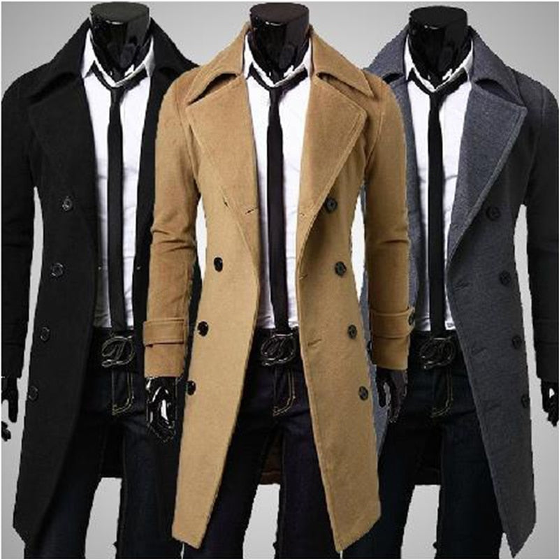 Funki Findz | Jackets | Men's Slim Fit Knee Length Winter Coats