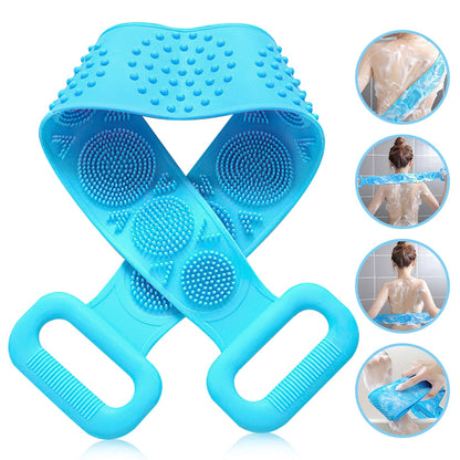 Funki Buys | Back Scrubber | Travel Size Shower Body Scrubber Belt