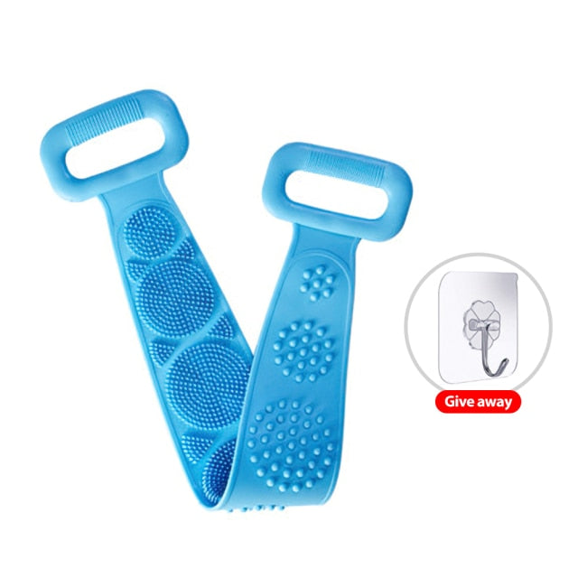 Funki Buys | Back Scrubber | Travel Size Shower Body Scrubber Belt