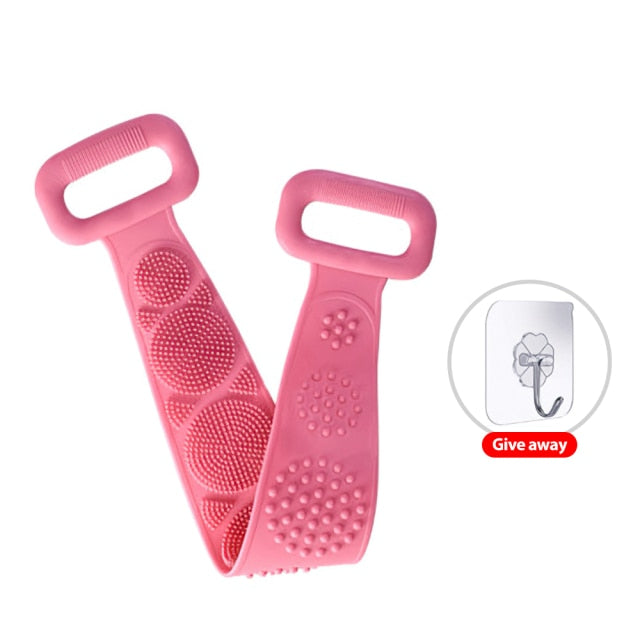 Funki Buys | Back Scrubber | Travel Size Shower Body Scrubber Belt
