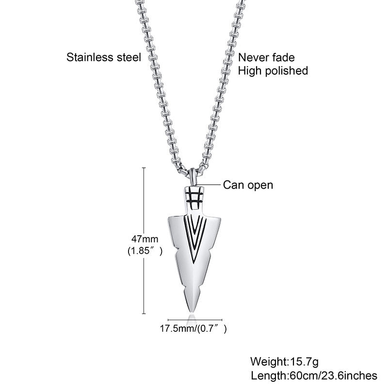 Funki Findz | Cremation Urn Necklaces | Arrowhead Ashes Urn