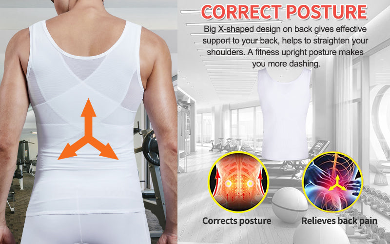 Funki Findz | Shapewear | Men's Chest Waist Compression Vest