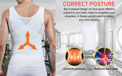 Funki Findz | Shapewear | Men's Chest Waist Compression Vest