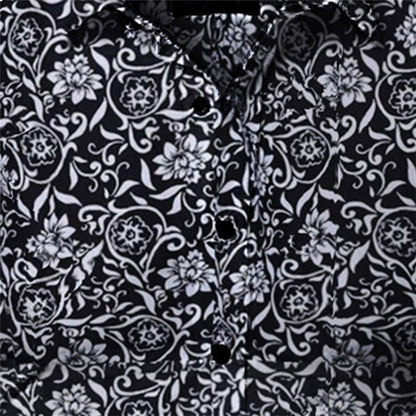 Funki Findz | Shirts | Men's Long Sleeve SlimFit Floral Dress Shirt