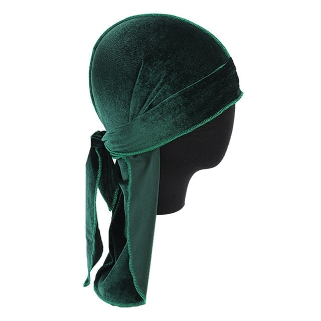 Funki Findz | Durags | Doo Rag | Unisex Long Velvet Skull Cap 2 Pcs